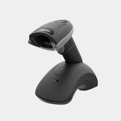 Cordless wireless barcode scanner with long range
